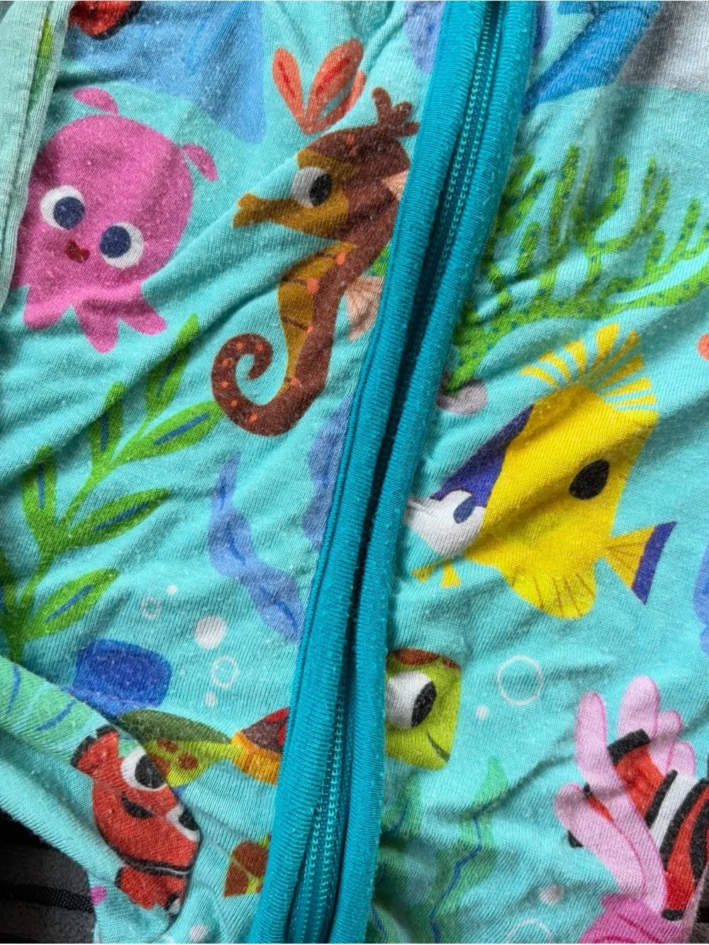 Little Sleepies Shorty Zippy Bundle Of 2 6-12 Mo Nemo Dinosaur Birthday Hat